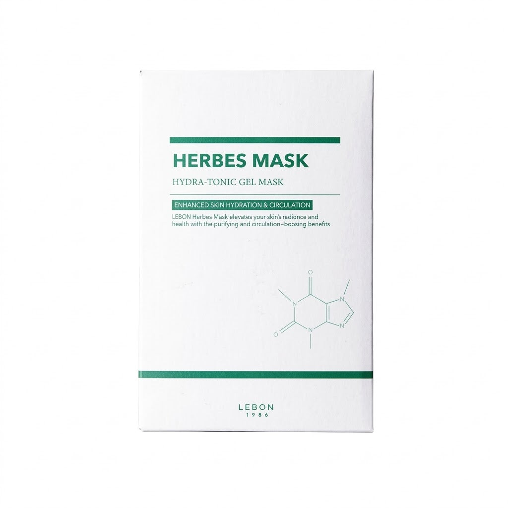 lebon hydra tonic gel mask 1 box 5 sheets