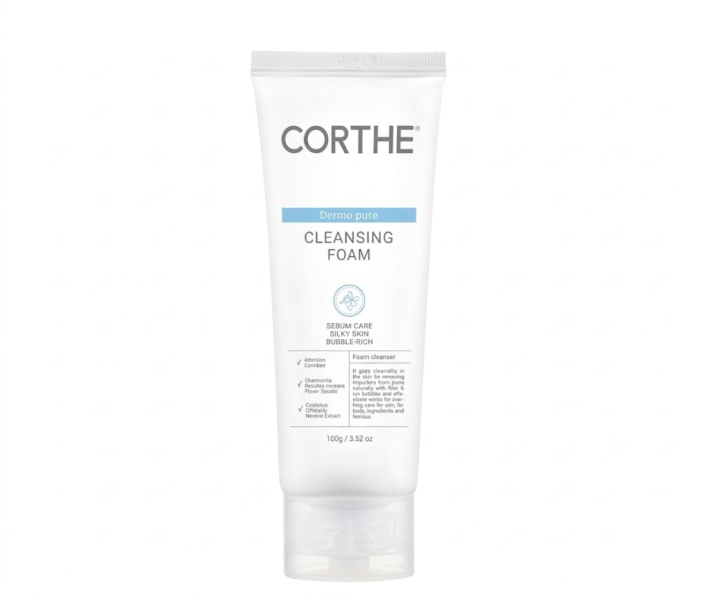 corthe dermo pure cleansing foam 100g