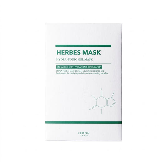 lebon hydra tonic gel mask 1 box 5 sheets