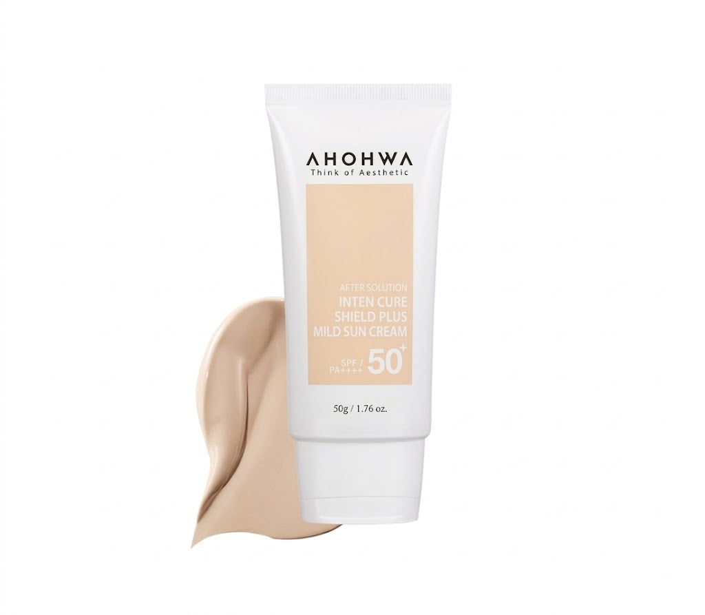 ahohwa inten cure shield plus mild sun cream 50ml