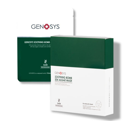 genosys soothing bomb sea algae mask 1 box 10 sheets