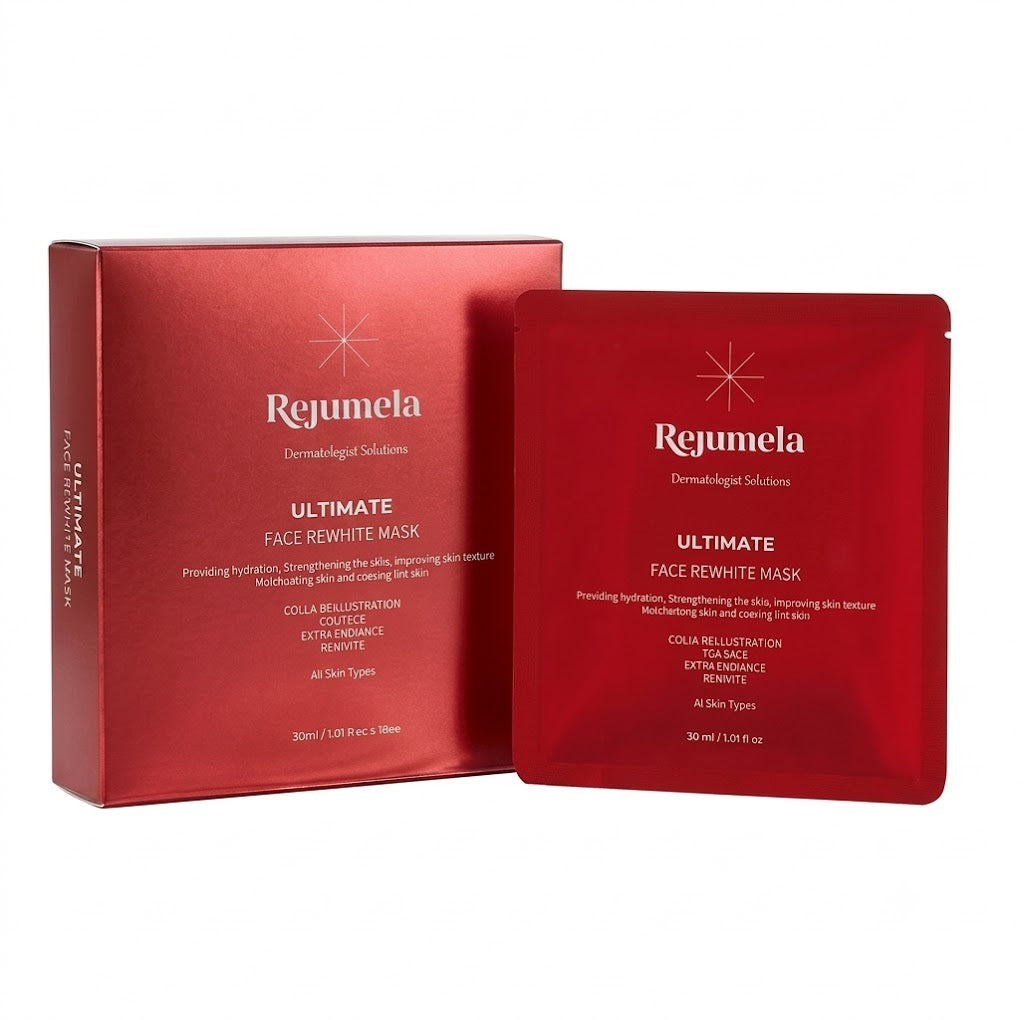 rejumela ultimate face rewhite mask 1 box 10 sheets