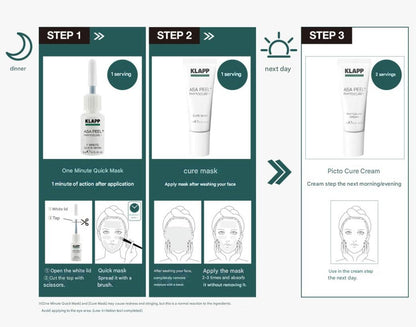 klapp asa peel phytocure+ Aesthetic Water Glow Lifting Program