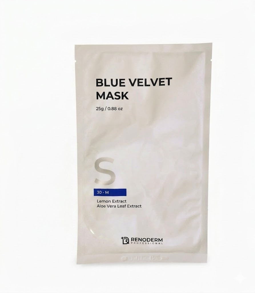 renoderm blue velvet mask 5 sheets
