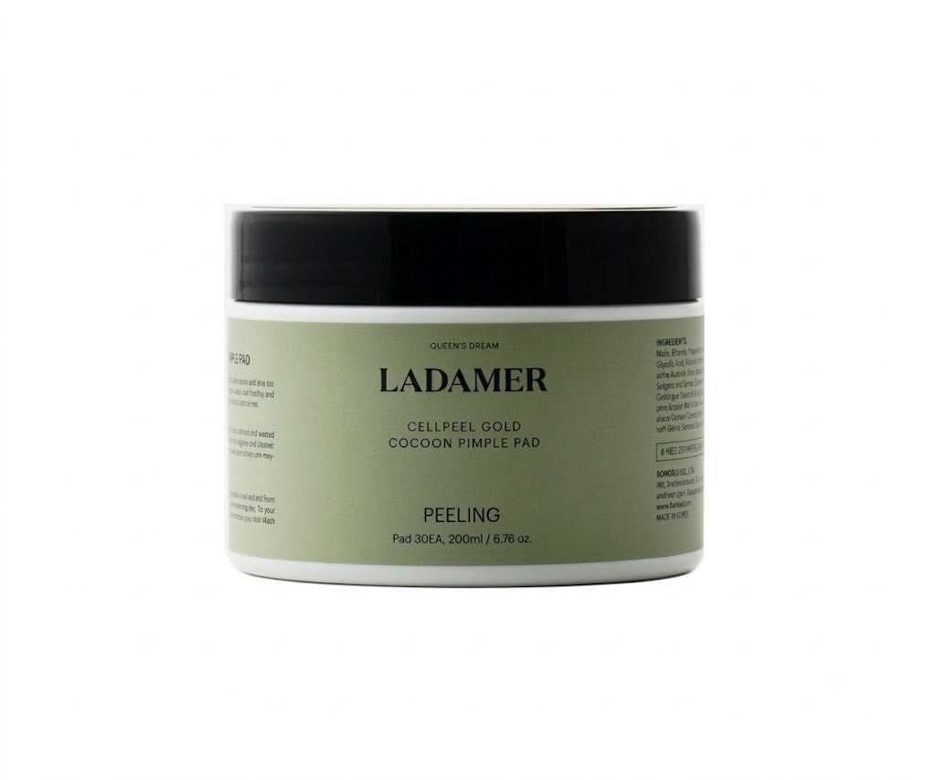 ladamer cell peel gold cocoon pimple pad 30 sheets